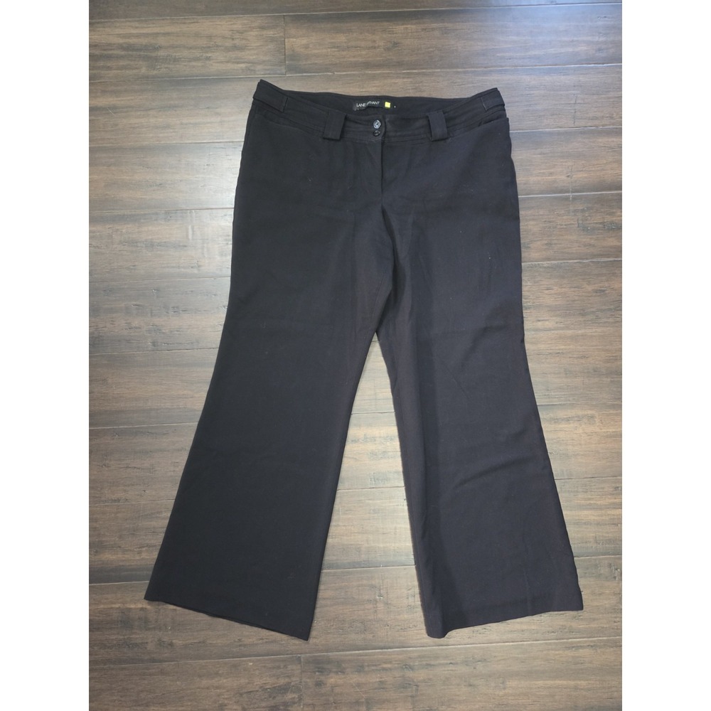 Lane Bryant‎ Dress Pants Plus Size 22/24 Black Boot Cut Trouser Career